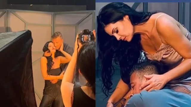 Μας κοροϊδεύουν; Φιλιά και αγκαλιές για Μαρία Κορινθίου και Γιάννη Αϊβάζη σε φωτογράφιση μετά τον χωρισμό