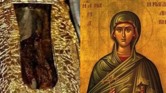Μεγάλη ευλογία: Το χεράκι της Αγίας Μαρίας της Μαγδαληνής που φέρει θερμοκρασία ζωντανού οργανισμού (video)
