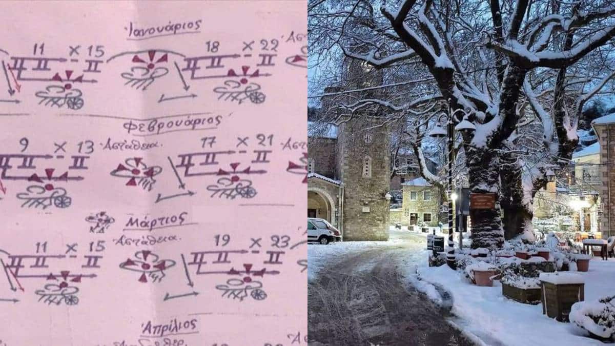 «Πολικό φράγμα» από τα Μερομήνια: Χωρισμένος στα δύο ο χειμώνας – Χιόνια από νωρίς