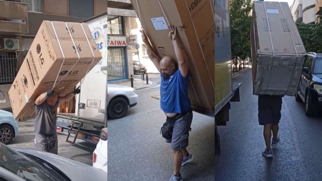 «Γορίλας»: Άνδρας μεταφέρει ολόκληρα ψυγεία με την πλάτη του και το TiKTok του υποκλίνεται (videos)
