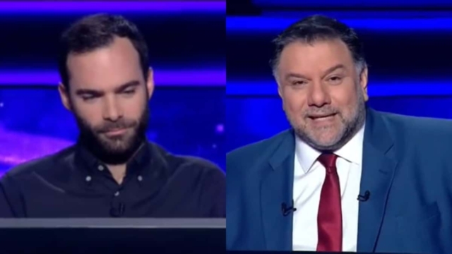 «Κάγκελο» ο Αρναούτογλου: Ο παίκτης του «Εκατομμυριούχου» απάντησε χωρίς να σκεφτεί την ερώτηση των 20.000 ευρώ και αποθεώθηκε (video)