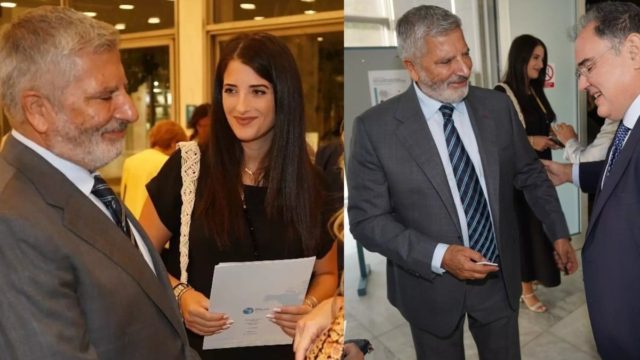 Σαν ερωτευμένοι πιγκουίνοι: Γιώργος Πατούλης και Νάνσυ Κοιλού σε πρώτη δημόσια εμφάνιση