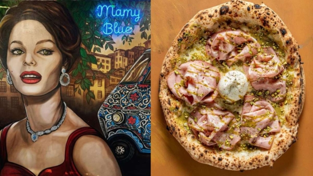 Mamy Blue: Η πίτσα που εμφανίστηκε περίπου το 1500 μ.Χ στη Νάπολι τώρα στην Αθήνα