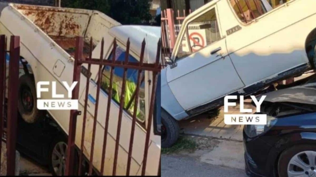 Σοκαριστική καραμπόλα πέντε αυτοκινήτων στη Σπάρτη – Αγροτικό «καβάλησε» ΙΧ