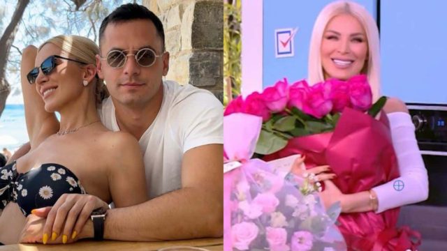 Τέρμα καψουρεμένη η Κατερίνα Καινούργιου: «Ο σύντροφός μου ήρθε στην πρεμιέρα μου και μου έφερε τα πιο όμορφα λουλούδια»