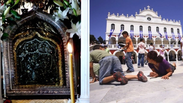 Συγκλονίζει το θαύμα που έζησε 57χρονος οικοδόμος: «Καρφώθηκα σε μπετόβεργες και ζω γιατί με έσωσε η Παναγία της Τήνου…»