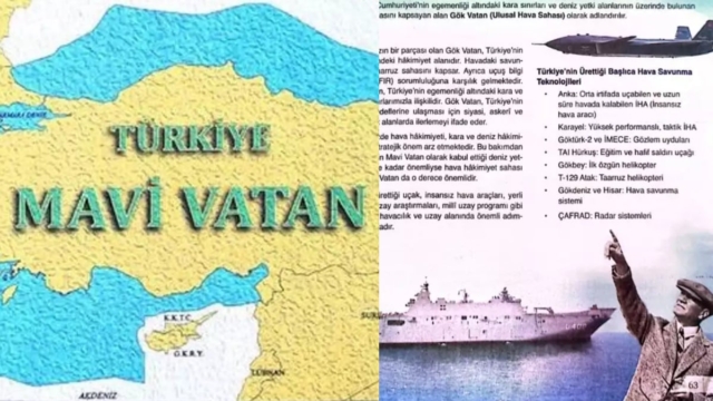 Τουρκία: Επίσημα η «Γαλάζια Πατρίδα» του Ερντογάν στα σχολεία – Έτσι είναι το εσωτερικό του βιβλίου