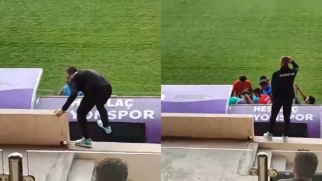 Το απόλυτο έπος: Φίλαθλος πηγαίνει το κινητό του στον διαιτητή για VAR! (video)