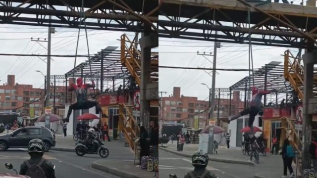 Το απόλυτο viral: Ντύθηκε Spiderman και έκανε επίδειξη στη μέση του δρόμου! (video)