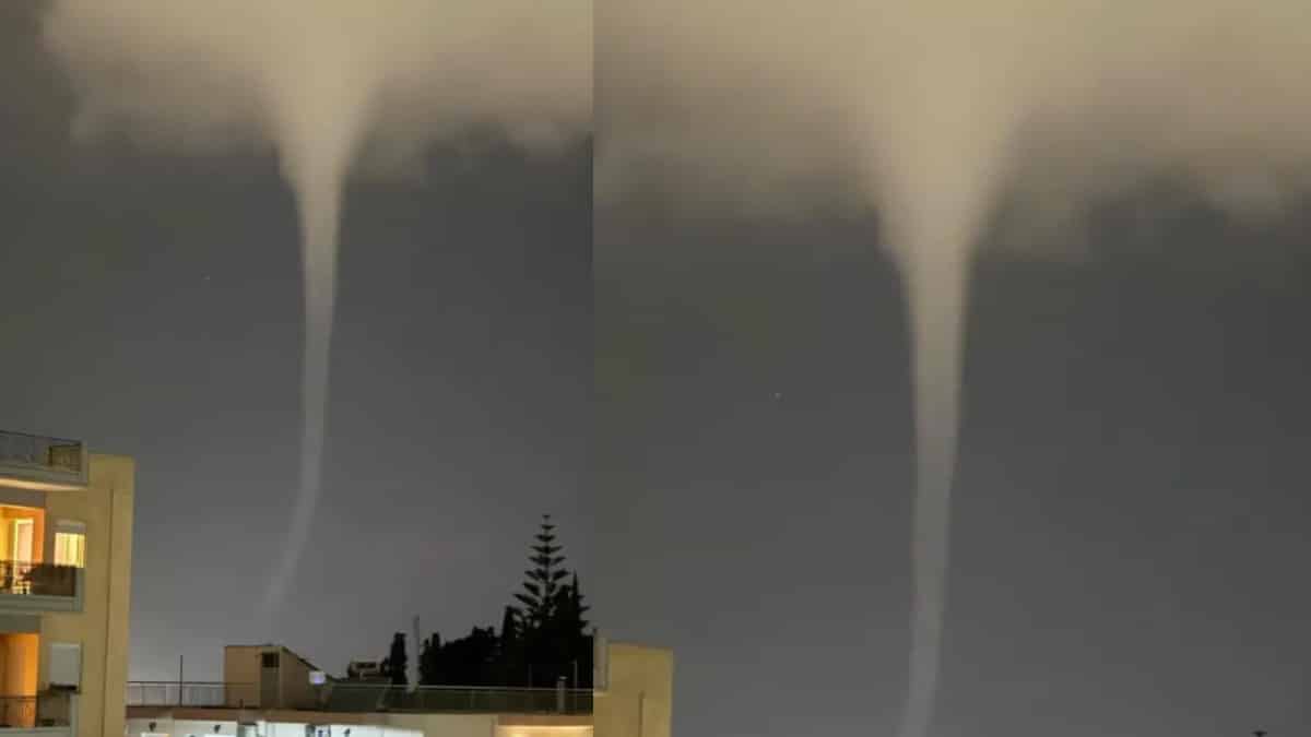 Έντονα τα καιρικά φαινόμενα στη Πάτρα: Εμφανίστηκε υδροστρόβιλος μετά από βροχόπτωση (VIDEO)