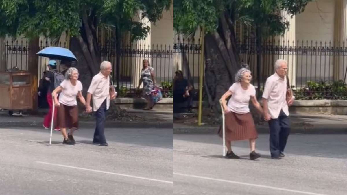 Ευτυχία είναι να βρεις κάποιον να σου κρατάει το χέρι μέχρι τέλους: Ηλικιωμένο ζευγάρι λυγίζει το TikTοk (video)