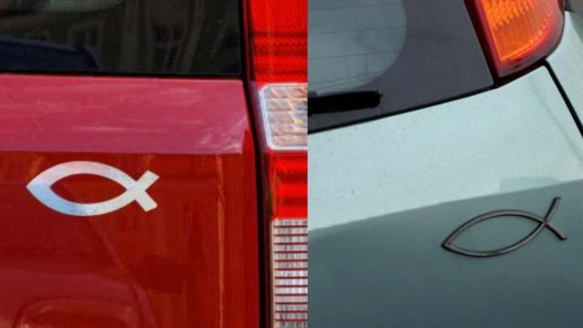 Τα μισά αυτοκίνητα της Έλλάδος έχουν γεμίσει με το σύμβολο του ψαριού! Τι συμβολίζει;