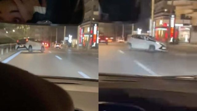 Ψευτόμαγκας κάνει ελιγμούς και αναστοφή στη μέση της Παραλιακής (video)