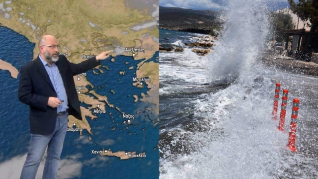 Καιρός σήμερα 17/10: Θυελλώδεις βοριάδες και νέα πτώση θερμοκρασίας – Το «ψυχρό βόρειο ρεύμα» του Σάκη Αρναούτογλου