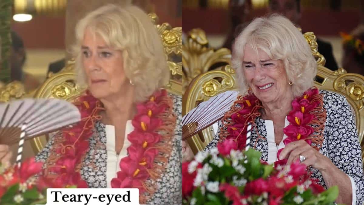 Λύγισε πρώτη φορά έτσι η Καμίλα: Ξέσπασε σε κλάματα όσο ο Κάρολος μιλούσε για τον καρκίνο (video)