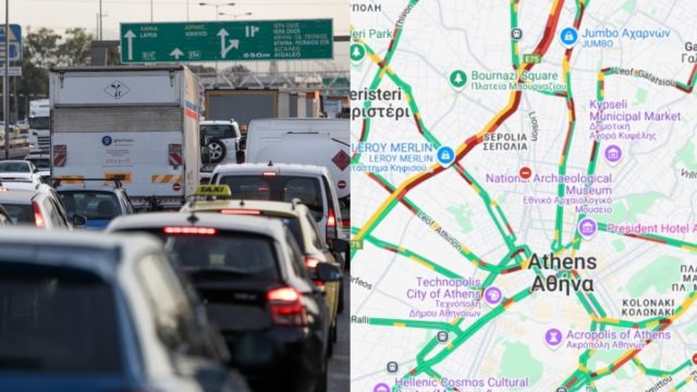 Live κίνηση στους δρόμους (30/10): Επιστροφή στην αθηναϊκή κανονικότητα με «κατακόκκινο» Κηφισό