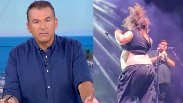 Eίπε με 19 λέξεις αυτό που δεν περιμέναμε ο Γιώργος Λιάγκας: Στηρίζει τη Ματούλα Ζαμάνη που έβγαλε την μπλούζα επί σκηνής!