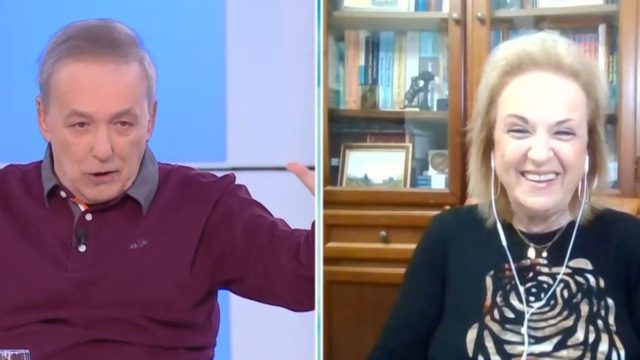 Υψηλή… γυπαετική Μικρούτσικου σε Παγώνη: «Είσαι η πιο ναζιάρα επιστημόνισσα» (video)