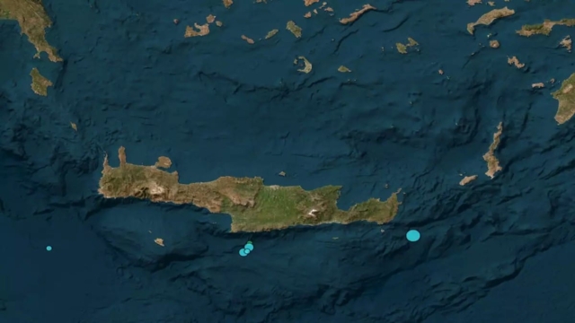 Κρήτη: Ισχυρός σεισμός 4,6 Ρίχτερ ανοικτά της Σητείας