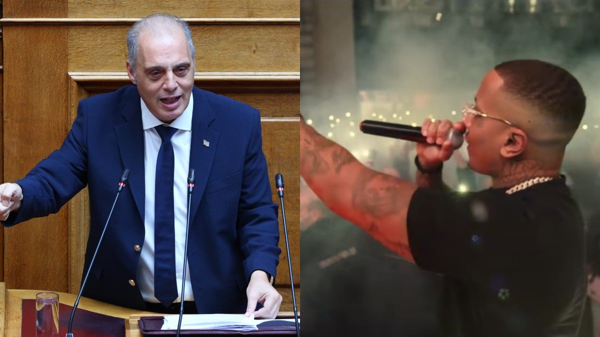 Μοναδικό έπος στη Βουλή: Ο Κυριάκος Βελόπουλος απήγγειλε Light και Thug Slime εξηγώντας τους στίχους