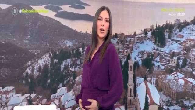 Η Ανθή Βούλγαρη και τα παράπονα της εγκυμοσύνης (video)