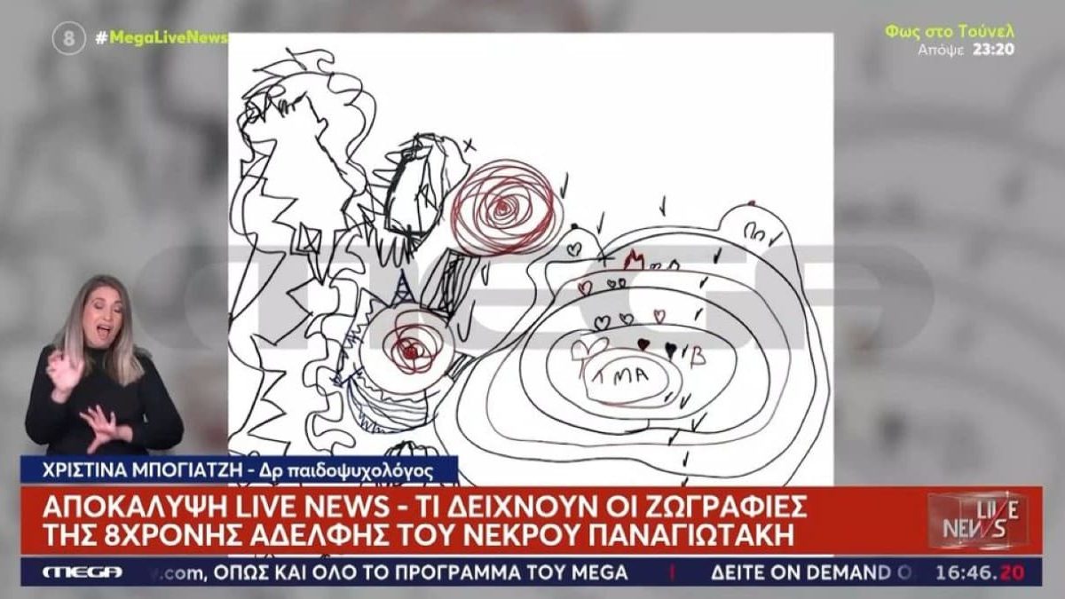 Συνεχίζεται η φρίκη στην Αμαλιάδα: Τι αποκαλύπτουν οι ζωγραφιές της 8χρονης αδελφής του Παναγιωτάκη
