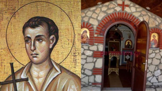 Άνδρας έχτισε ένα εκκλησάκι προς τιμή του Αγίου Ιωάννη του Ρώσου επειδή τον έβλεπε στον ύπνο του