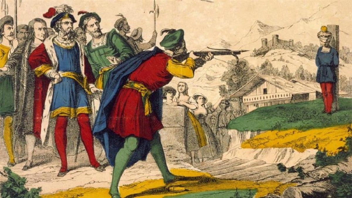 Σαν σήμερα, 18 Νοεμβρίου 1307: Ο Γουλιέλμος Τέλλος πετυχαίνει από τα 50 μέτρα το μήλο που είχε τοποθετήθει στο κεφάλι του γιου του