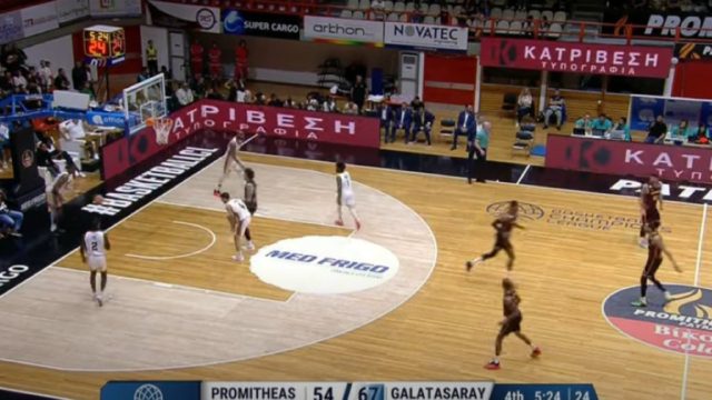 Γαλατασαράι – Προμηθέας 91-74: «Πανωλεθρία» για τους Πατρινούς, στόχος η τρίτη θέση