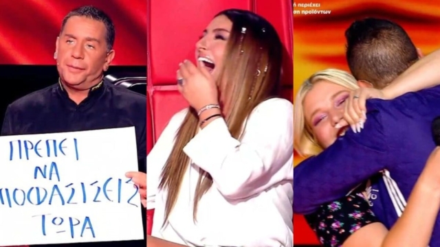 The Voice Of Greece: Αυτές είναι οι πιο όμορφες στιγμές από το χθεσινό σόου (video)