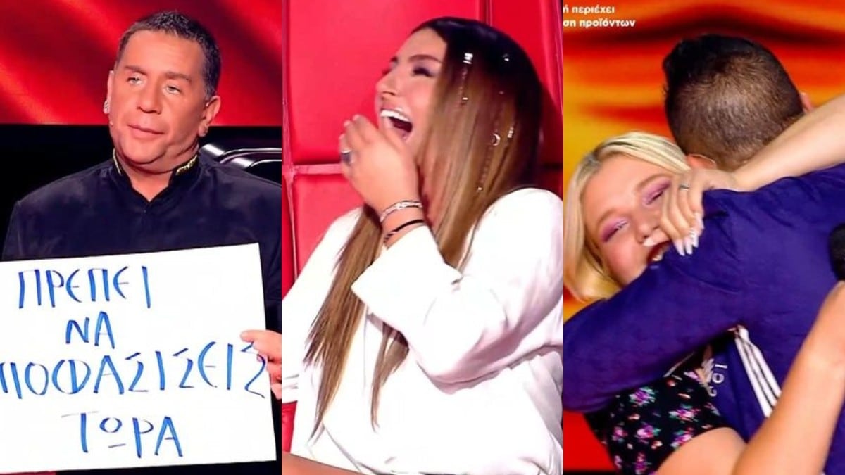 The Voice Of Greece: Αυτές είναι οι πιο όμορφες στιγμές από το χθεσινό σόου (video)