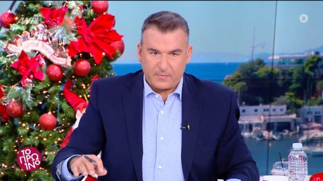 Λιάγκας… παντός καιρού: Μόνιμα αγκαλιά με την πρωτιά ο παρουσιαστής