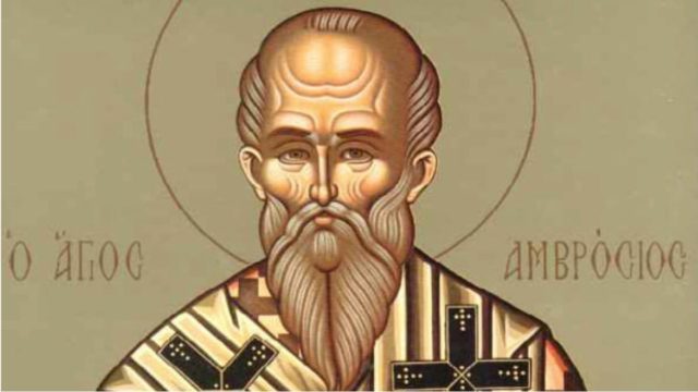 Ποιος ήταν ο Άγιος Αμβρόσιος επίσκοπος Μεδιολάνων – Η Εκκλησία τιμά τη μνήμη του σήμερα (07/12)