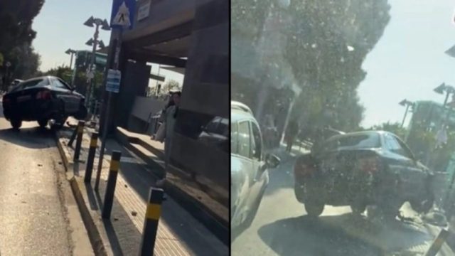 IX στον Περισσό ανέβηκε πάνω στο κολωνάκι και έγινε viral – «Αδερφέ, νομίζω δεν επιτρέπεται το πάρκινγκ εκεί» (video)