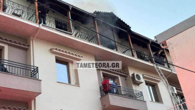 Συναγερμός στην Καλαμπάκα: Μεγάλη φωτιά σε ξενοδοχείο – Μάχη για τον απεγκλωβισμό των ενοίκων