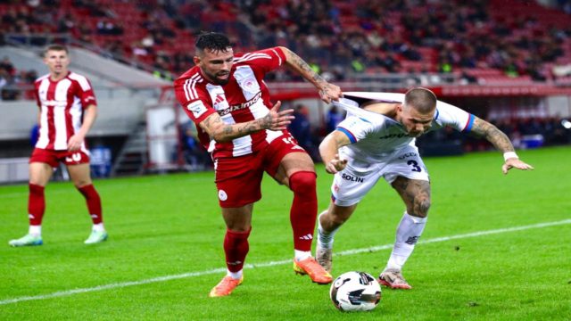 Ολυμπιακός – Βόλος 3-0: Κυρίαρχοι οι ερυθρόλευκοι, παραμένουν πρώτοι στη Super League