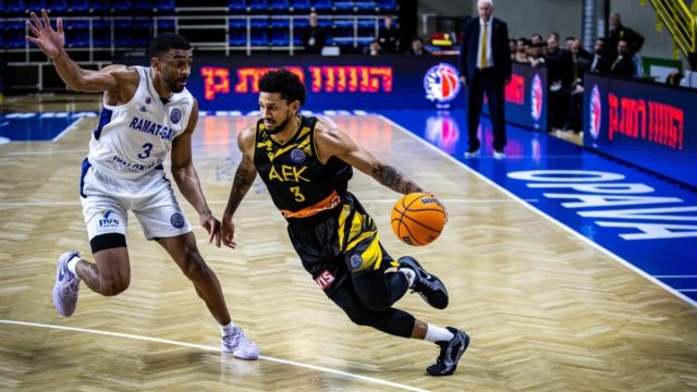 Ραμάτ Γκαν-ΑΕΚ 95-84: «Διπλή» ήττα και τα σενάρια για την κατάταξη στο BCL