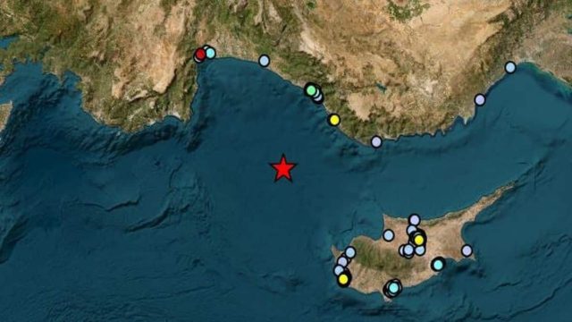 Δυνατός σεισμός ανάμεσα στην Κύπρο και την Τουρκία – Ταρακουνήθηκε η Μεγαλόνησος