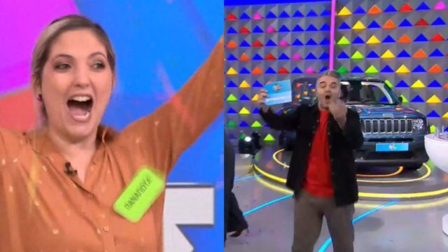 «Τροχός της Τύχης»: Έλυσε τον γρίφο, «έκατσε» η ημερομηνία γάμου και γέννησης της κόρης της και κέρδισε το αυτοκίνητο! (video)