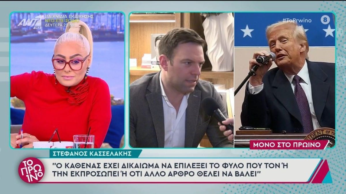 Στέφανος Κασσελάκης: «Δεν με φλερτάρουν έξω, συνήθως οι συζητήσεις είναι πολιτικές»