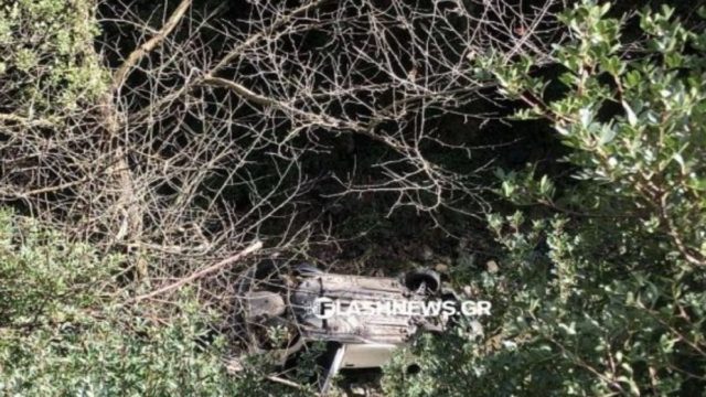 Τροχαίο στα Χανιά: Αυτοκίνητο έπεσε σε γκρεμό – Οδηγός έμεινε όλη τη νύχτα εγκλωβισμένος στο όχημα