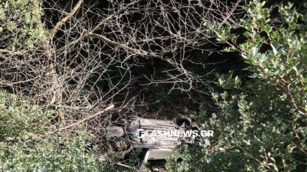 Τροχαίο στα Χανιά: Αυτοκίνητο έπεσε σε γκρεμό – Οδηγός έμεινε όλη τη νύχτα εγκλωβισμένος στο όχημα