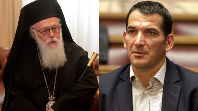 «Έσπασε» χίλια κομμάτια ο Πύρρος Δήμας για τον Αρχιεπίσκοπο Αλβανίας: «Ήμασταν πολύ τυχεροί που τον είχαμε»