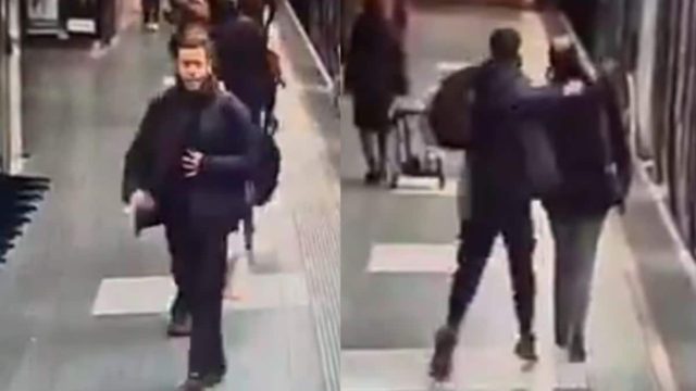 Τρομακτικό: Τον μαχαίρωσε στον λαιμό γιατί… έπεσε πάνω του κατά λάθος στο μετρό (video)