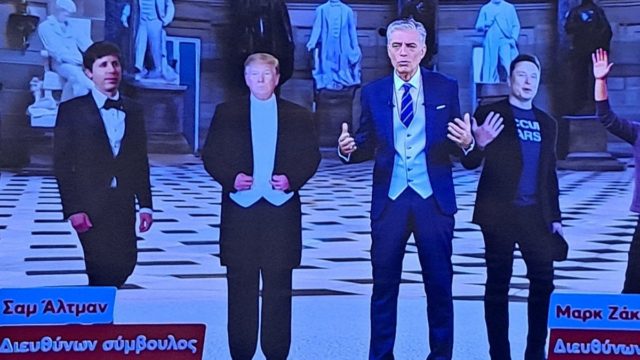 Όχι που δεν θα το έκανε: Ο Ευαγγελάτος ταξίδεψε στις ΗΠΑ για την ορκωμοσία του Τραμπ!