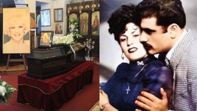 Η Καίτη Γκρέυ πάει να συναντήσει τον Στέλιο Καζαντζίδη: Συγκινητικές στιγμές στην κηδεία της – Ύψωσαν αφίσα μαζί του