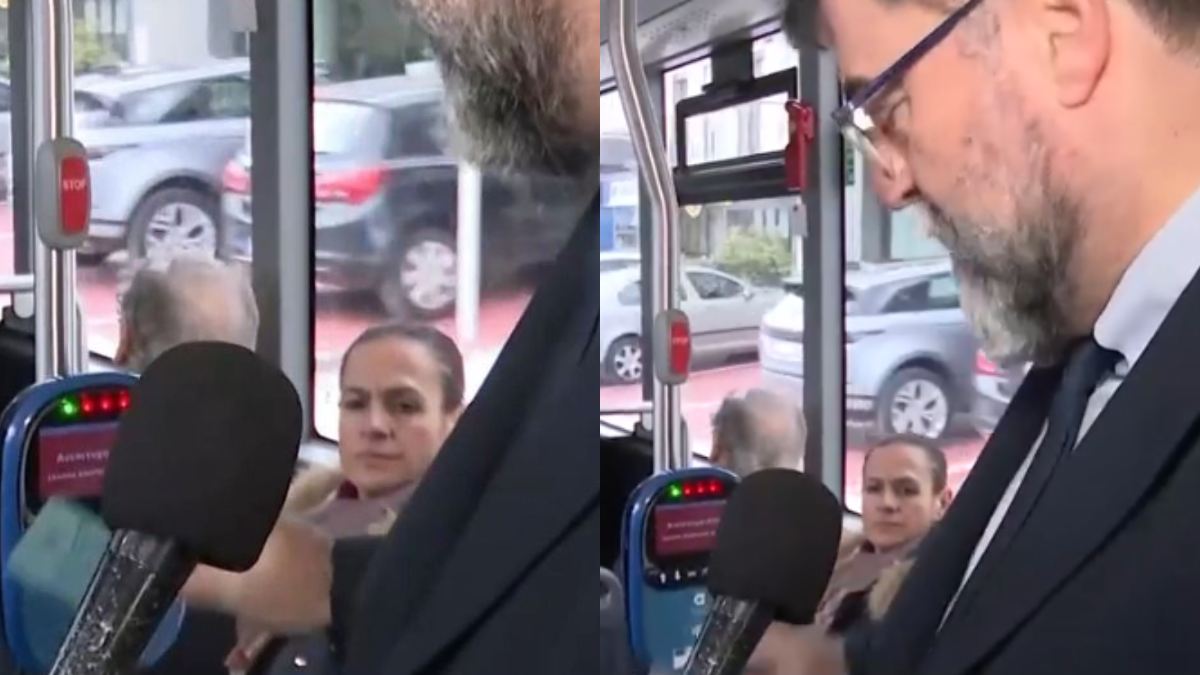 Όλα στραβά: Ο Οικονόμου χτύπησε την κάρτα του στο λεωφορείο και το μηχάνημα την «έβγαλε» άκυρη! (video)