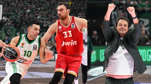 Παναθηναϊκός – Ολυμπιακός 78-72: «Πράσινο» το ντέρμπι στο ΟΑΚΑ και πλεονέκτημα έδρας για το Τριφύλλι