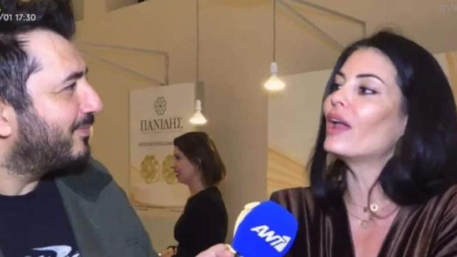 Άφωνος ρεπόρτερ του ΑΝΤ1 με Κορινθίου – Ανοιχτό φόρεμα, χωρίς εσώρουχα! (Vid)