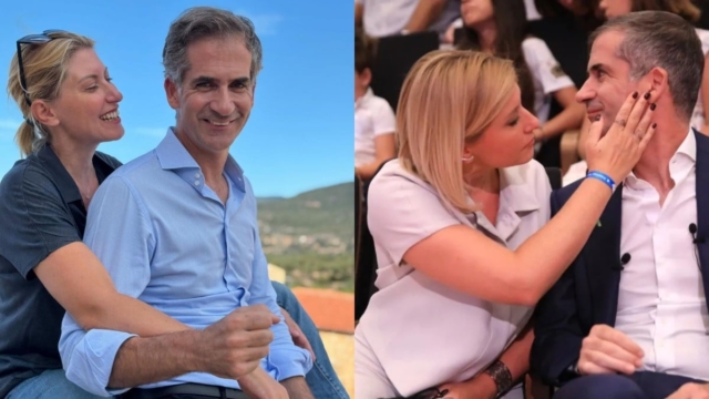Σία Κοσιώνη – Κώστας Μπακογιάννης: Ερωτευμένοι στα χιόνια και η Πρωτοχρονιά με τον γιο τους Δήμο